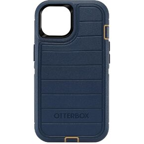 OtterBox Defender Series Screenless Edition Case and Holster for iPhone 14 & iPhone 13 (ONLY), (Blue Suede Shoes)