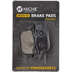 NICHE Brake Pad Set for Honda CBR250R CBR300R CB300F Suzuki SFV650 GW250 06435-KYJ-901 Rear Organic