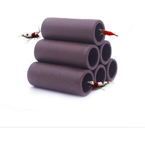 Aquarium Breeding Cave Shrimp Shelter Hide Spawning Tube Shrimp Habitat Ornament Hiding Cave Fish Tank Decorations Six Holes