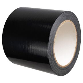 Vapor Barrier Tape, 7 Mil Black Polyethylene Tape Sealing Moisture Barrier Seam, Seal Tape for Crawl Space, Underlayment, Marine Use, Insulation Tape, Waterproof, 4'', 200 Foot