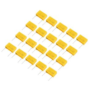 uxcell Safety Capacitors Polypropylene Film 2.2uF 275VAC X2 MKP 20 Pcs
