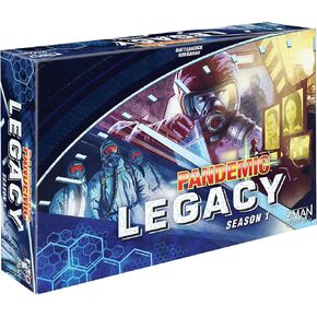 Pandemic Legacy Season 1 Blue Edition Board Game for Adults and Family | Cooperative Board Game | Ages 13+ | 2 to 4 players | Average Playtime 60 minutes | Made by Z-Man Games