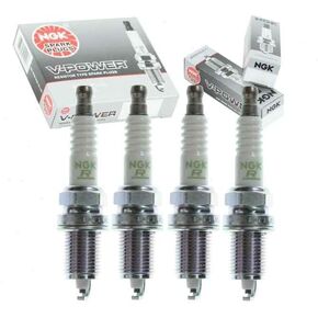 4 pc NGK V-Power Spark Plugs compatible with Chevrolet Aveo 1.6L L4 2009-2011