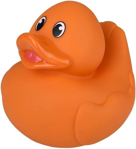 Big Rubber Ducky Collectible Mix (5.5") Colorful Selection: Red, Orange, Green, Blue, Yellow and Pink. Perfect for Ducking (Yellow) in Saudi Arabia