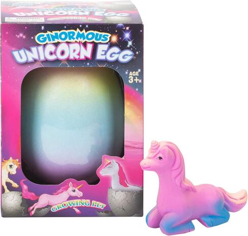 Surprise Growing Unicorn Hatching Extra Large Rainbow Egg Kids Toys, Assorted Colors in Kuwait