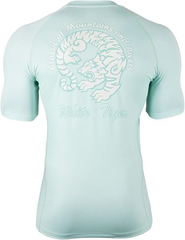 قمصان السباحة ADOREISM بأكمام قصيرة للرجال سريعة الجفاف بعامل حماية من أشعة الشمس 50+ للحماية من الشمس للرجال in Kuwait