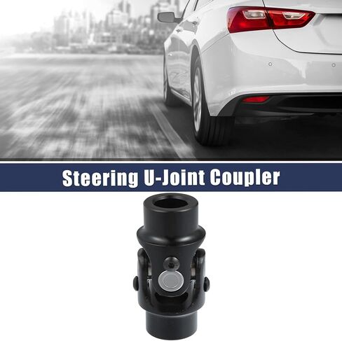 ACROPIX Universal 3/4" Round x 3/4" Round Steering U-Joint Coupler Replacement Black - Pack of 1 in Saudi Arabia