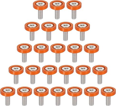 X AUTOHAUX 25pcs Bumper Mudguard Washer Bolts M6x1.0 Aluminum Alloy Engine Bay Dress Up Screw Black in Saudi Arabia