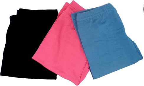 Girls Bike Shorts Athletic Dance Shorts Leggings for Under Dress, 3 Pack Safe Active Shorts Underwear in Saudi Arabia