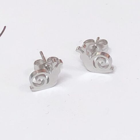 Cute Snails Small Stud Earrings for Girls Teen Women Stainless Steel Hypoallergenic Lovey Animals Tiny Cartilage Pierced Engagement Jewelry Fashion Gifts for Daughter Niece Birthday Christmas in Kuwait