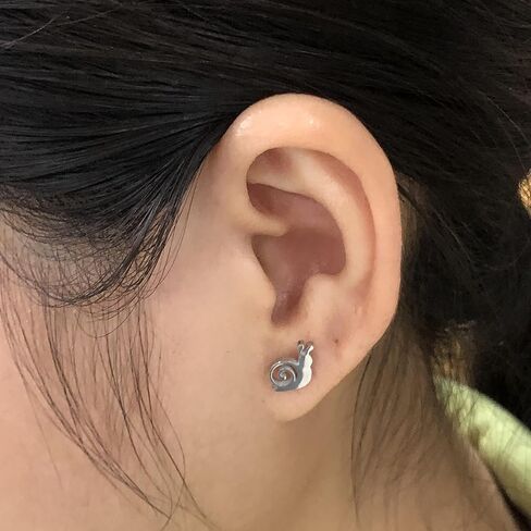 Cute Snails Small Stud Earrings for Girls Teen Women Stainless Steel Hypoallergenic Lovey Animals Tiny Cartilage Pierced Engagement Jewelry Fashion Gifts for Daughter Niece Birthday Christmas in Kuwait