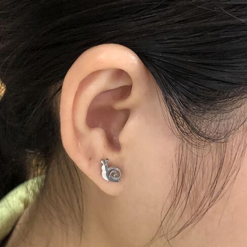 Cute Snails Small Stud Earrings for Girls Teen Women Stainless Steel Hypoallergenic Lovey Animals Tiny Cartilage Pierced Engagement Jewelry Fashion Gifts for Daughter Niece Birthday Christmas in Kuwait