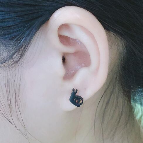 Cute Snails Small Stud Earrings for Girls Teen Women Stainless Steel Hypoallergenic Lovey Animals Tiny Cartilage Pierced Engagement Jewelry Fashion Gifts for Daughter Niece Birthday Christmas in Kuwait