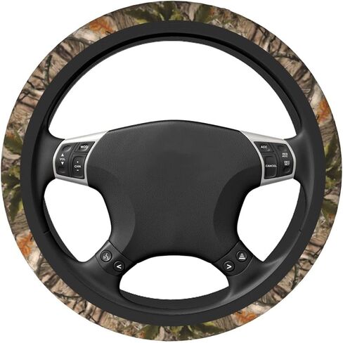 Cow Print Universal 15 Inch Steering Wheel Covers Non Slip Neoprene Car Wrap Cover for Adults in Saudi Arabia