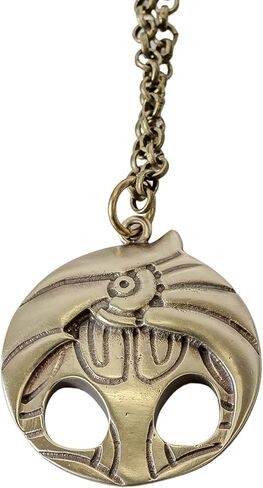 Hollow Knight Kingsoul charm brass pendant - video game cosplay jewelry - necklace in Saudi Arabia