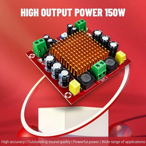 TPA3116D2 رقاقة أحادية 150 وات لوحة مضخم رقمي لاستقبال الصوت بقناة واحدة، وحدة أمبير الطاقة 12 فولت إلى 26 فولت in Kuwait