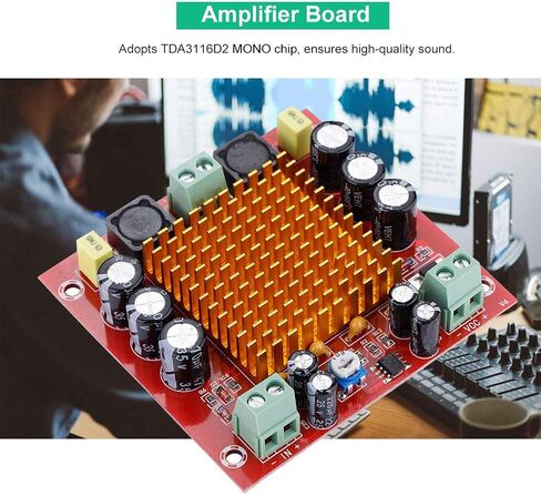 TPA3116D2 رقاقة أحادية 150 وات لوحة مضخم رقمي لاستقبال الصوت بقناة واحدة، وحدة أمبير الطاقة 12 فولت إلى 26 فولت in Kuwait