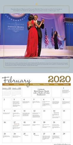 2024 African American Monthly Wall Calendar, Shades of Color: The Obama Years, Highlighting Black Culture Through Beautiful Art, 12 by 12 Inches (24OB) in Saudi Arabia