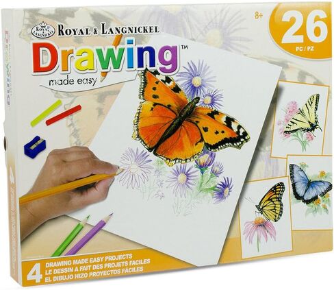 Royal and Langnickel Drawing Made Easy 4 Butterfly Projects Set in Saudi Arabia