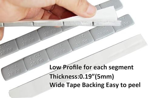 أوزان العجلات المدعومة بمادة لاصقة سوداء 1 أونصة 36 قطعة (عبوة 36 أونصة) in Kuwait