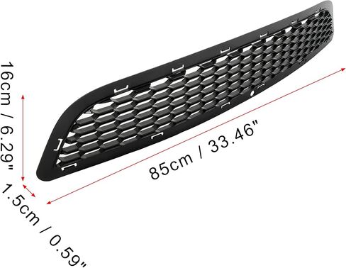 X AUTOHAUX Car Front Center Bumper Grille 55000808AC Plastic Black for Dodge Journey 2011-2017 in Saudi Arabia