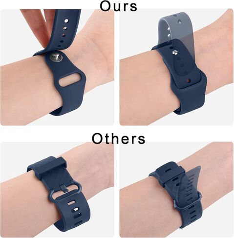 3 Pack Bands Compatible with Vivoactive 5 / Vivoactive 3 Watch Band, Venu 2 Plus / Venu Sq / Venu Watch Bands Women Men, Soft Silicone Sport Replacement Strap for Vivoactive 5, Vivoactive 3 Music, Venu 2 Plus, Venu Sq, Venu, Vivomove Sport, Forerunner 645 in Saudi Arabia