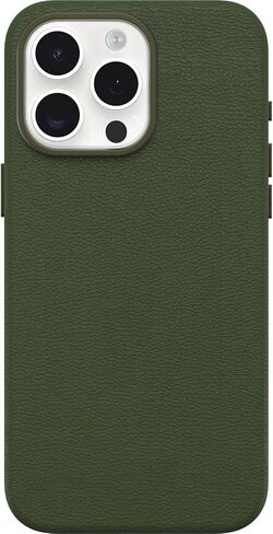 OtterBox iPhone 15 Pro Max Symmetry Series Cactus Leather for MagSafe - Rich Adobe (Brown), Snaps to MagSafe, Ultra-Sleek, Raised Edges Protect Camera & Screen in Saudi Arabia