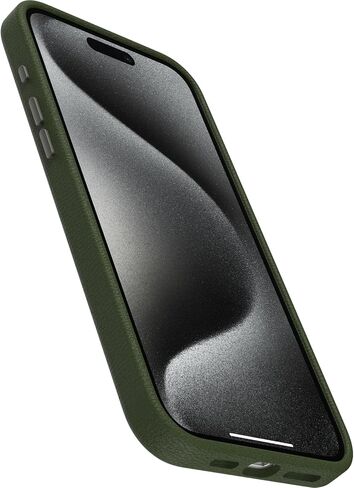 OtterBox iPhone 15 Pro Max Symmetry Series Cactus Leather for MagSafe - Rich Adobe (Brown), Snaps to MagSafe, Ultra-Sleek, Raised Edges Protect Camera & Screen in Saudi Arabia