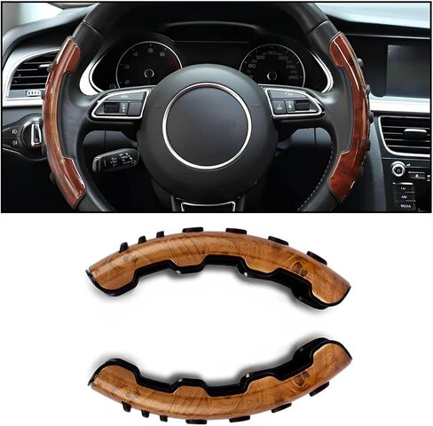مقابض عجلة القيادة المضادة للانزلاق من ألياف الكربون، غطاء معزز، حامي مقبض قيادة السيارة، ملحقات داخلية للسيارات عالمية للنساء والرجال، مناسبة لمعظم الموديلات in Kuwait