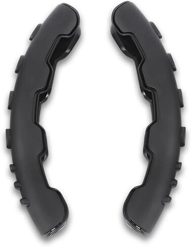Carbon Fiber Anti-Slip Steering Wheel Grips Booster Cover Trim, Car Steering Handle Protector Assist Ferrule, Auto Interior Accessories Universal for Women Men, Suitable for Most Models in Saudi Arabia