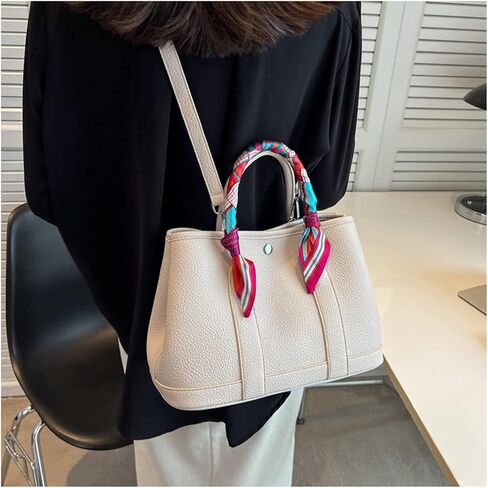 Luxury Shoulder Bag for Women, Top Handle Leather Tote Bag, Designer Fashion Crossbody Bag, Satchel Purse in Saudi Arabia