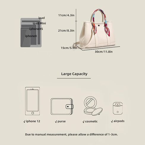 Luxury Shoulder Bag for Women, Top Handle Leather Tote Bag, Designer Fashion Crossbody Bag, Satchel Purse in Saudi Arabia