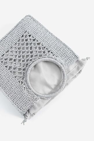 حقيبة كروشيه من كوكولاند للنساء - حقيبة يد للشاطئ مصنوعة يدويًا ومحفظة صيفية لحفلات الزفاف اليومية in Kuwait