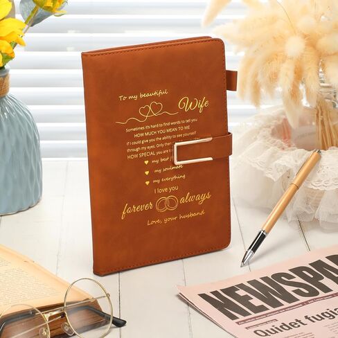 Valentines Gift to My Wife from Husband Appreciation Journal Notebook for My Wife with Appreciation Quotes Notebook Gifts for Wedding Birthday Ceremony Anniversary in Saudi Arabia