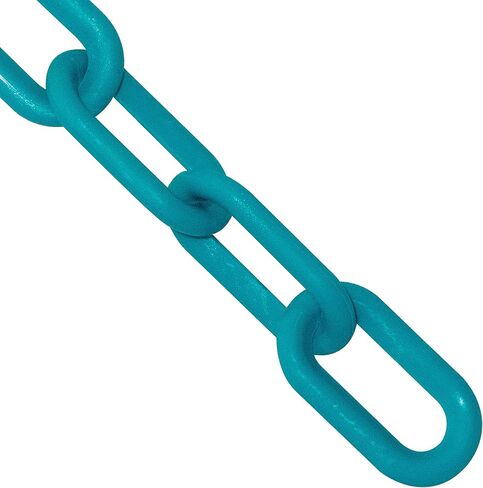 Mr. Chain Plastic Barrier Chain, Turquoise, 2-Inch Link Diameter, 500-Foot Length (50056-500) in Saudi Arabia