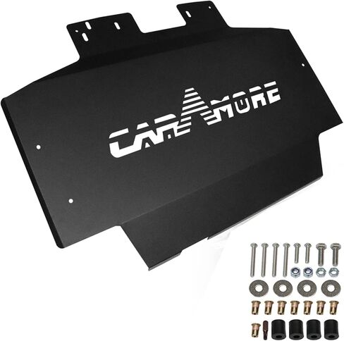 درع مضاد للسرقة للمحول الحفاز من سيلفرادو - استبدال حامي المحول الحفاز من الألومنيوم لـ 2019 2020 2021 2022 2023 شيفروليه سيلفرادو جي إم سي سييرا 1500 5.3L 6.2L in Kuwait