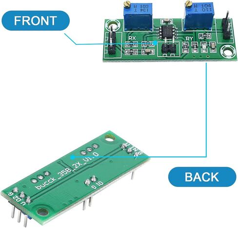 5 pcs LM358 Weak Signal Amplifier Module Two-Stage Operational Amplifier Module DC 3.5-24V 1000 Times gain Single Power Signal Collector in Saudi Arabia
