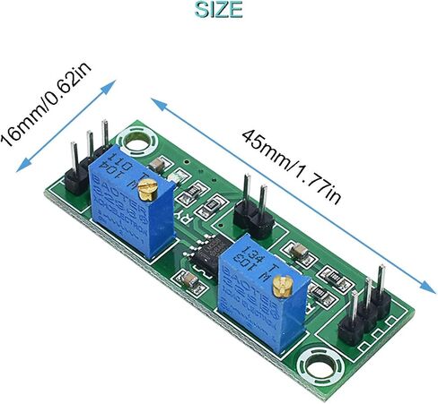 5 pcs LM358 Weak Signal Amplifier Module Two-Stage Operational Amplifier Module DC 3.5-24V 1000 Times gain Single Power Signal Collector in Saudi Arabia