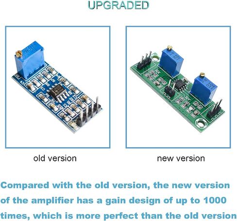 5 pcs LM358 Weak Signal Amplifier Module Two-Stage Operational Amplifier Module DC 3.5-24V 1000 Times gain Single Power Signal Collector in Saudi Arabia