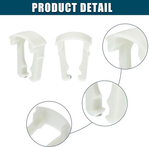 ACROPIX Fuel Line Retaining Clip Wire Routing Clips Fit for Chevrolet Silverado 1500 - Pack of 4 White in Saudi Arabia