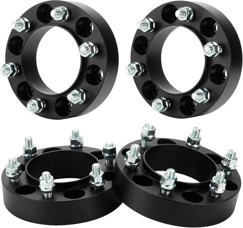 1.25'' 6x5.5 Hubcentric Wheel Adapters Fit for Toyota 4Runner 1996-2022, FJ Cruiser 2007-2014, Tacoma 2002-2022, Wheel Spacers with M12x1.5 Studs Fit for Lexus GX460 2010-2022, GX470 2003-2009 in Saudi Arabia
