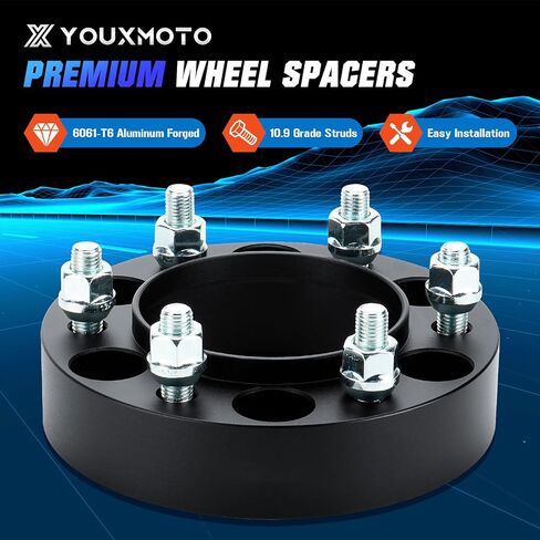 1.25'' 6x5.5 Hubcentric Wheel Adapters Fit for Toyota 4Runner 1996-2022, FJ Cruiser 2007-2014, Tacoma 2002-2022, Wheel Spacers with M12x1.5 Studs Fit for Lexus GX460 2010-2022, GX470 2003-2009 in Saudi Arabia
