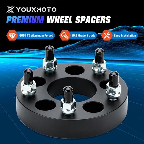 1.25'' 6x5.5 Hubcentric Wheel Adapters Fit for Toyota 4Runner 1996-2022, FJ Cruiser 2007-2014, Tacoma 2002-2022, Wheel Spacers with M12x1.5 Studs Fit for Lexus GX460 2010-2022, GX470 2003-2009 in Saudi Arabia