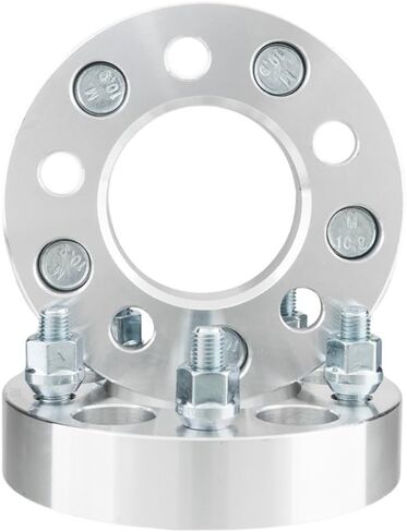 AutoForever 2PCS 1.25" Wheel Spacers 5x108 to 5x114.3 Wheel Spacer Adapters 5X4.25 to 5X4.5 5lug Compatible with Ford Taurus FocusJaguar XK XKRLincoln MKZVolvo S60(12x1.5 Studs 73.1mm Bore) in Saudi Arabia