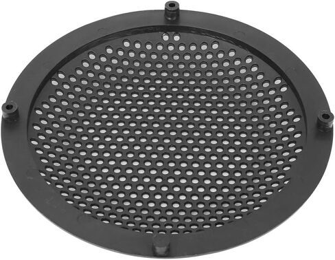 X AUTOHAUX 8pcs 5'' Plastic Audio Speaker Cover Mesh Subwoofer Grill Horn Guard Decorative Circle Grille Protector Black for Car in Saudi Arabia