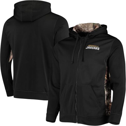 dunbrooke Men's Black/Realtree Camo Tampa Bay Buccaneers Decoy Tech Fleece Full-Zip Jacket in Kuwait