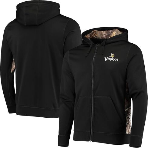 dunbrooke Men's Black/Realtree Camo Tampa Bay Buccaneers Decoy Tech Fleece Full-Zip Jacket in Kuwait
