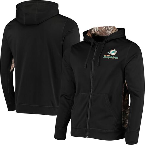 dunbrooke Men's Black/Realtree Camo Tampa Bay Buccaneers Decoy Tech Fleece Full-Zip Jacket in Kuwait