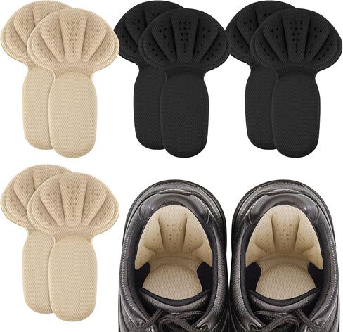 Sibba 4 Pair Heel Cushion Inserts Heel Grips Shoes Pads for Shoes Too Big Self-Adhesive Foot Cushions Pads Thick Shoe Inserts Back Insoles Anti Blister Shoe Liners Heel Protectors for Women Men in Saudi Arabia