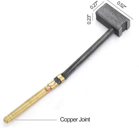 445861-03 445861-25 مجموعة فرش الكربون تناسب أدوات DEWALT الكهربائية DW402 DW421، 4 عبوات in Kuwait